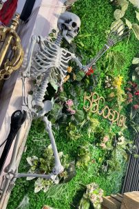 Mô Hình Bộ Xương Người Cao 170Cm  Dùng Trang Trí Halloween