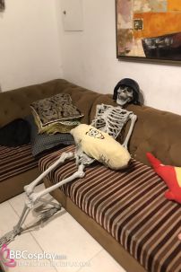 Mô Hình Bộ Xương Người Cao 170Cm  Dùng Trang Trí Halloween