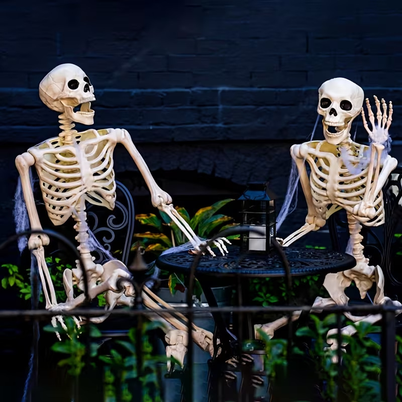 Mô Hình Bộ Xương Người Cao 170Cm Dùng Trang Trí Halloween