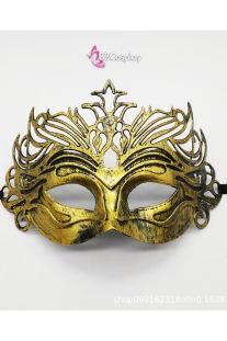 Mặt Nạ Nửa Mặt Loại Lớn - Vàng Đồng