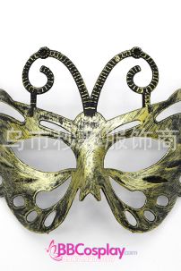 Mặt Nạ Nửa Mặt Hình Bướm - Màu Vàng