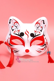 Mặt Nạ Hồ Ly Màu Đen Đỏ