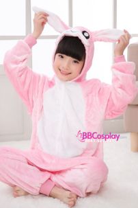 Trang Phục Thú Thỏ Hồng Cho Bé