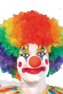 Tóc Giả Chú Hề 7 Màu Cầu Vồng