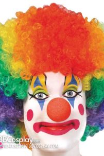 Tóc Giả Chú Hề 7 Màu Cầu Vồng