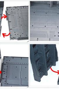 Mô Hình Lắp Ghép Sa Bàn Gundam - Mô Hình Xưởng Robot - Domain Base Cho Sd Rg Mg Pg Gundam - Set Hg