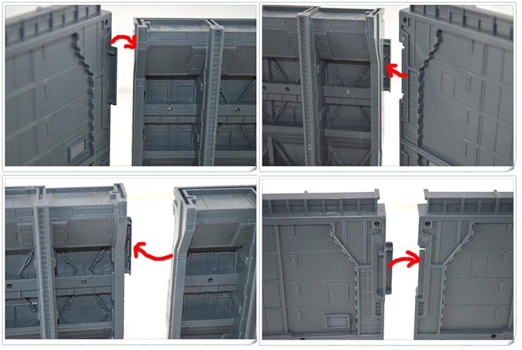 Mô Hình Lắp Ghép Sa Bàn Gundam - Mô Hình Xưởng Robot - Domain Base Cho Sd Rg Mg Pg Gundam - Set Mg