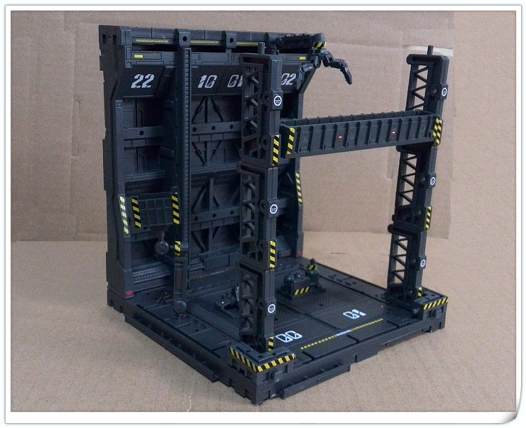 Mô Hình Lắp Ghép Sa Bàn Gundam - Mô Hình Xưởng Robot - Domain Base Cho Sd Rg Mg Pg Gundam - Set Mg