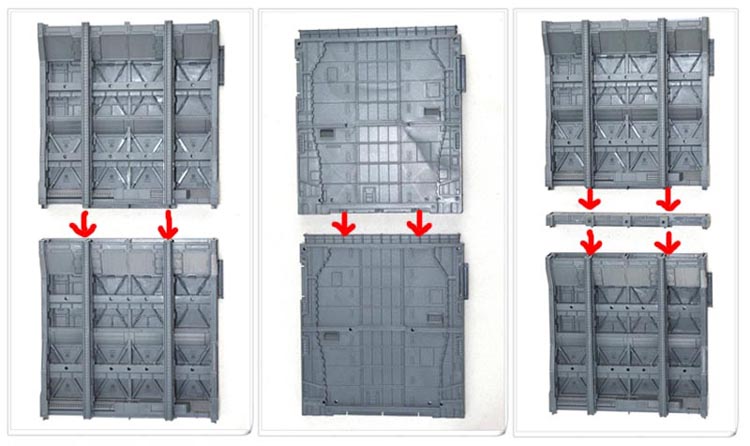 Mô Hình Lắp Ghép Sa Bàn Gundam - Mô Hình Xưởng Robot - Domain Base Cho Sd Rg Mg Pg Gundam - Set Mg
