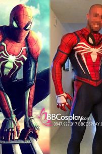 Đồ Người Nhện Viền Trắng