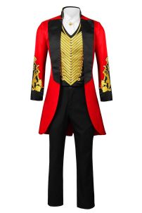 Vest Đỏ Bầu Sô - Vest Trình Diễn Nghệ Thuật - The Geatest Showman - Mẫu Thêu