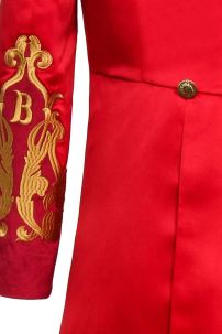 Vest Đỏ Bầu Sô - Vest Trình Diễn Nghệ Thuật - The Geatest Showman - Mẫu Thêu