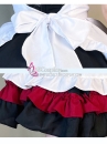 Đồ Nàng Hầu Maid Đen Đỏ Tạp Dề Trắng