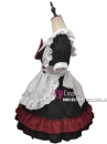 Đồ Nàng Hầu Maid Đen Đỏ Tạp Dề Trắng