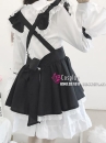 Đồ Nàng Hầu Maid Đen Trắng Tay Dài Phong Cách Lolita