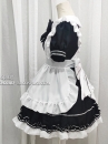 Đồ Nàng Hầu Maid Đen Tạp Dề Trắng