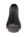 Tóc Giả Đen Mái Ngang Dài 80Cm