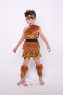 Trang Phục Người Rừng Cho Bé Trai Màu Vàng Vai Chéo