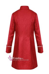 Vest Nam Châu Âu Napoleon Màu Đỏ Tươi Vest Thuyền Trưởng Hook