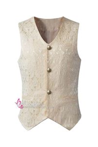 Áo Ghi Lê Quý Tộc Victorian - Màu Kem