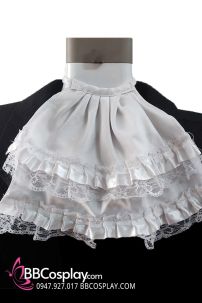 Bèo Cổ Quý Tộc Châu Âu Trắng Ren 2 Tầng