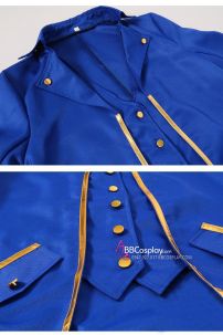 Vest Hoàng Tử Xanh Viền Vàng Đuôi Tôm