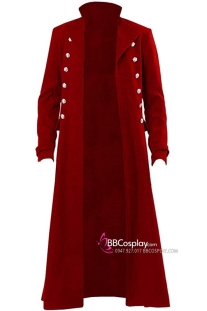 Khoác Đỏ Dài Renaissance Áo Cosplay Cướp Biển