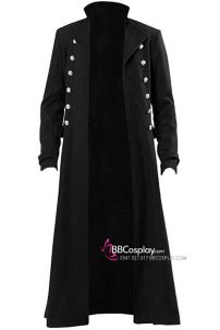 Khoác Đen Dài Renaissance Áo Cosplay Hải Tặc