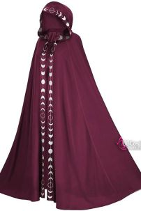 Chiếc Áo Choàng Phù Thủy Viền Nhật Nguyệt - Màu Đỏ