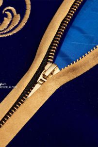 Vest Hoàng Tử Xanh Viền Vàng