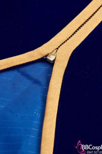 Vest Hoàng Tử Xanh Viền Vàng