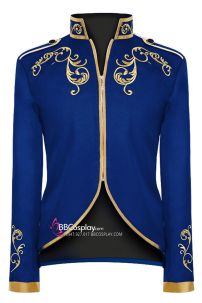 Vest Hoàng Tử Xanh Viền Vàng