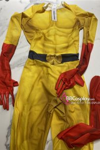 Bộ Cosplay Saitama Thánh Phồng Tôm Trong One Punch Man Mẫu 3D