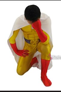Bộ Cosplay Saitama Thánh Phồng Tôm Trong One Punch Man Mẫu 3D