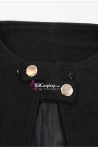 Áo Choàng Bác Thợ Săn Cổ Điển Steampunk Viền Lông