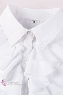 Sơ Mi Công Tước Hoàng Gia Cổ Điển Bèo Cổ Dài