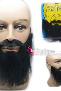 Bộ Râu Quai Nón Đen Viking