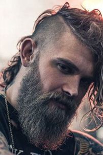 Bộ Râu Quai Nón Đen Viking