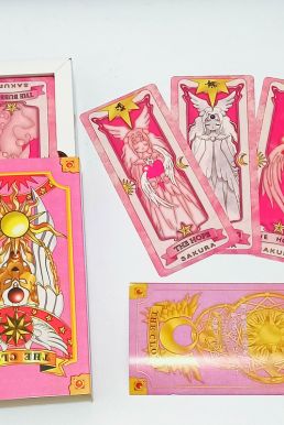 Bộ Bài Sakura Tiêu Chuẩn 57 Lá Màu Hồng Trong Thủ Lĩnh Thẻ Bài