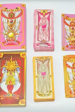 Bộ Bài Sakura Tiêu Chuẩn 57 Lá Màu Hồng Trong Thủ Lĩnh Thẻ Bài