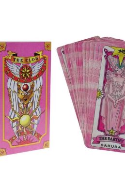 Bộ Bài Sakura Tiêu Chuẩn 57 Lá Màu Hồng Trong Thủ Lĩnh Thẻ Bài