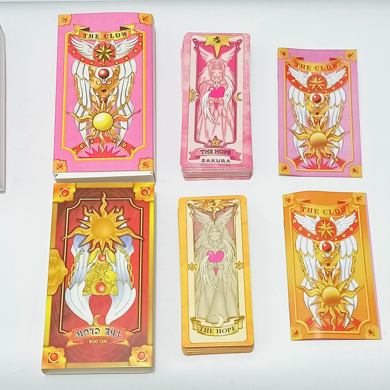 Bộ Bài Sakura Tiêu Chuẩn 57 Lá Màu Hồng Trong Thủ Lĩnh Thẻ Bài