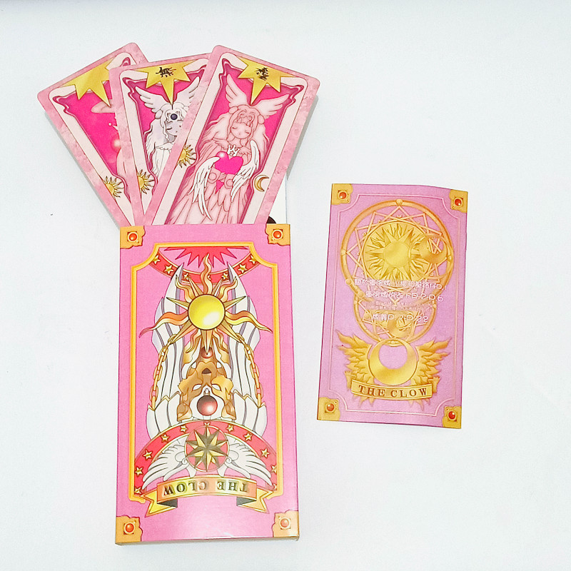 Bộ Bài Sakura Tiêu Chuẩn 57 Lá Màu Hồng Trong Thủ Lĩnh Thẻ Bài