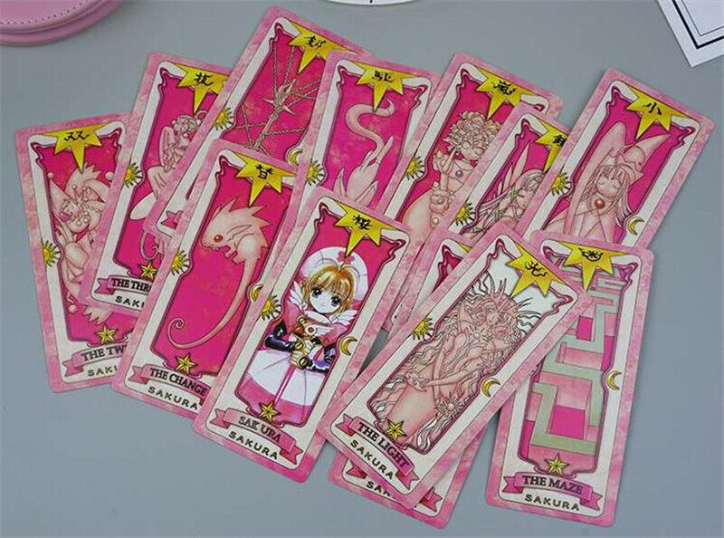 Bộ Bài Sakura Tiêu Chuẩn 57 Lá Màu Hồng Trong Thủ Lĩnh Thẻ Bài