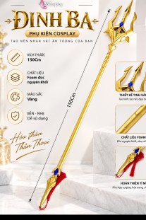 Đinh Ba Vua Biển 150Cm Mẫu Foam
