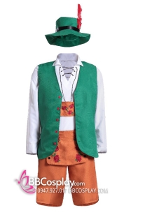 Trang Phục Chàng Trai Đức Màu Xanh Lá Cam