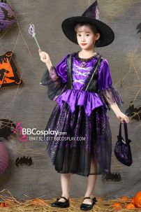 Tất cả sản phẩm Đồ Cô Phù Thủy Bé Gái - Màu Tím Đồ Cô Phù Thủy Bé Gái - Màu Tím