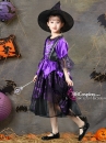 Trang Phục Cô Phù Thủy Bé Gái - Màu Tím