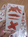 Hình Xăm Dán Halloween - Hình Xăm Sẹo Giả