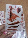 Hình Xăm Dán Halloween - Hình Xăm Sẹo Giả